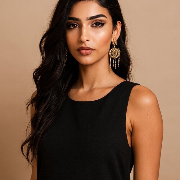 (2pc) Black Evening Dress from Dillards - Picture 3 of 6